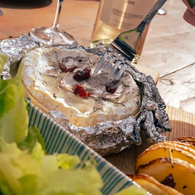 Domaine Tambour - camembert roti