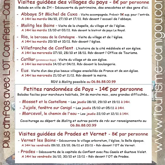 LES BALADES DU CONFLENT