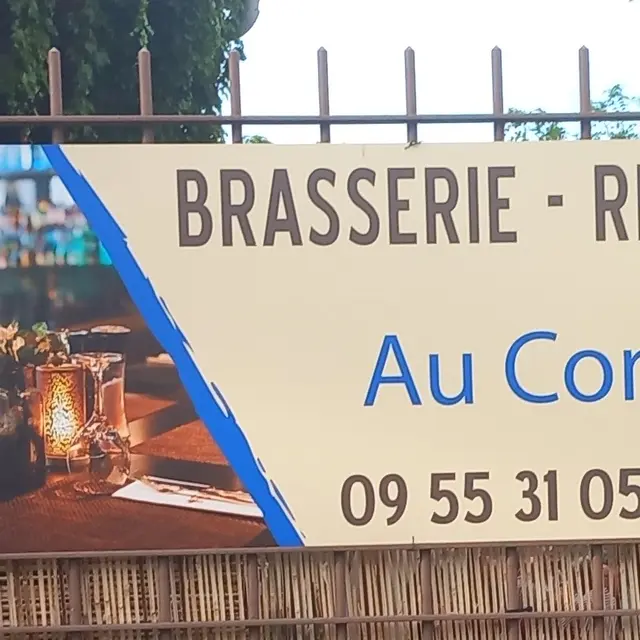 Enseigne Au comptoir de Triniach - Latour de Fr - C.ERY