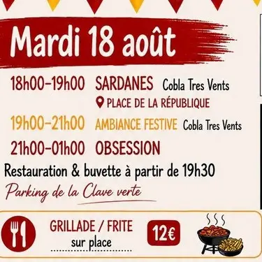Festa Major le 18 Août