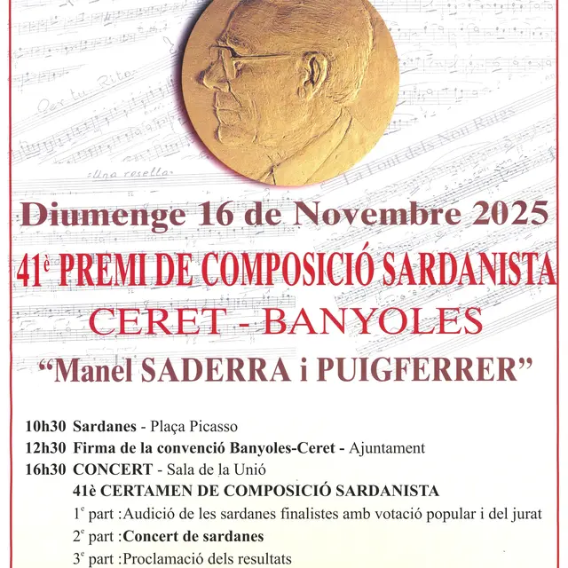Foment Sardane - 41°premi composicio sardanista 2025