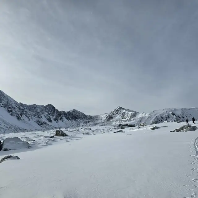 Pic de la Mine au fond
