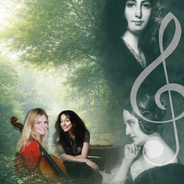 Portraits et musique sous les arbres