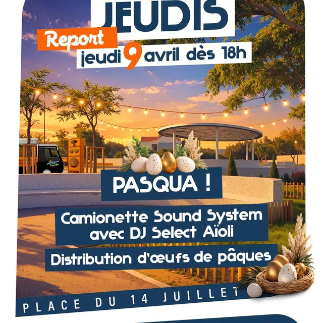 Place aux jeudis nelle date