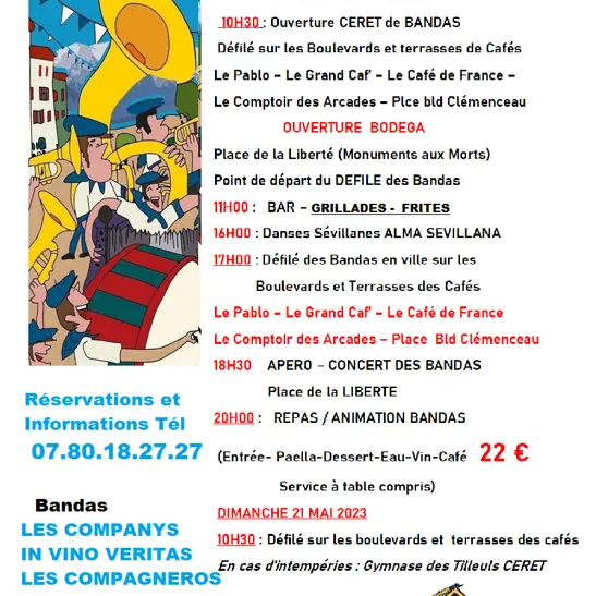 Programme céret de bandas