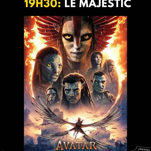 AFFICHE CINEMA LE BOULOU - Séance AVATAR 23 01 2026 PL