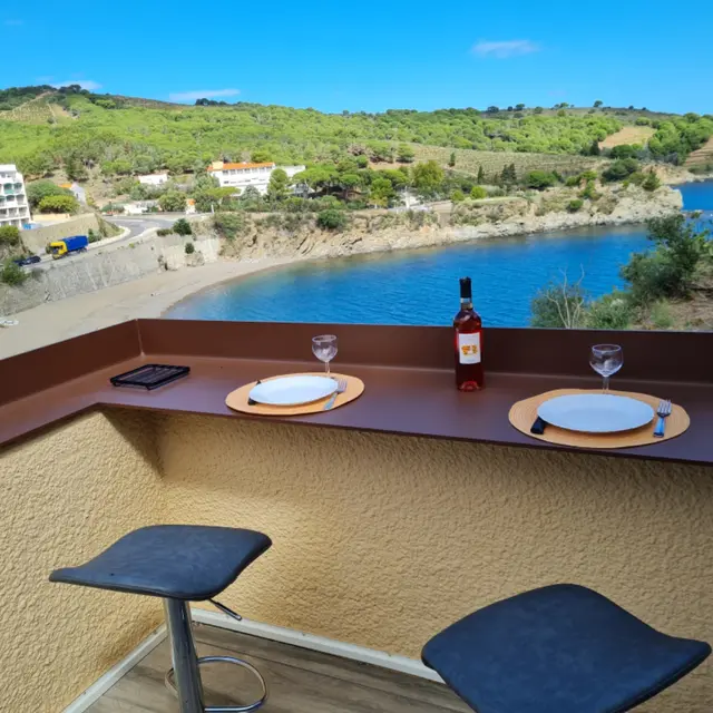 TERRASSE EXTERIEURE VUE MER