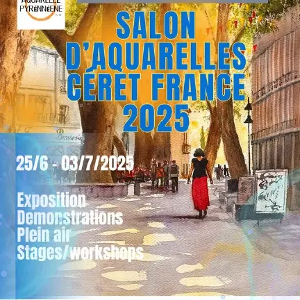 Visuel salon Aquarellistes