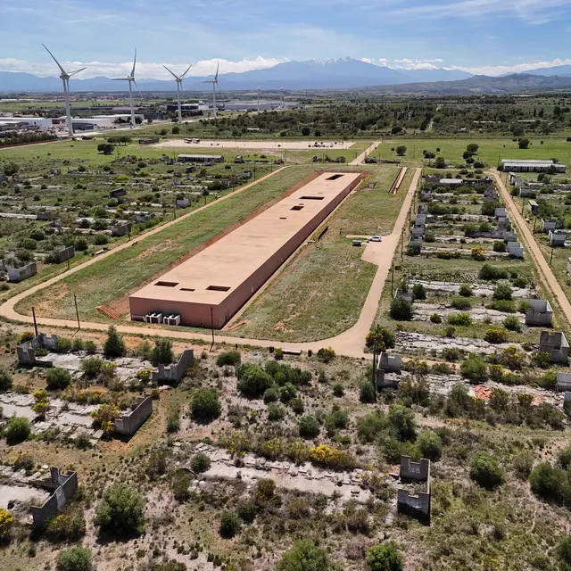Vue aérienne - Camp de Rivesaltes