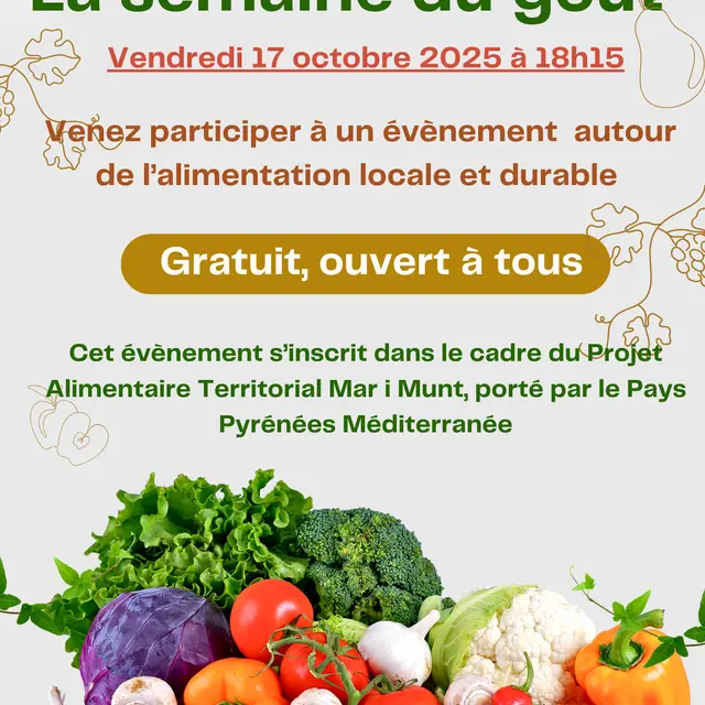 semaine du goût