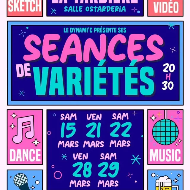 Séances de variétés - la Tardière - 85