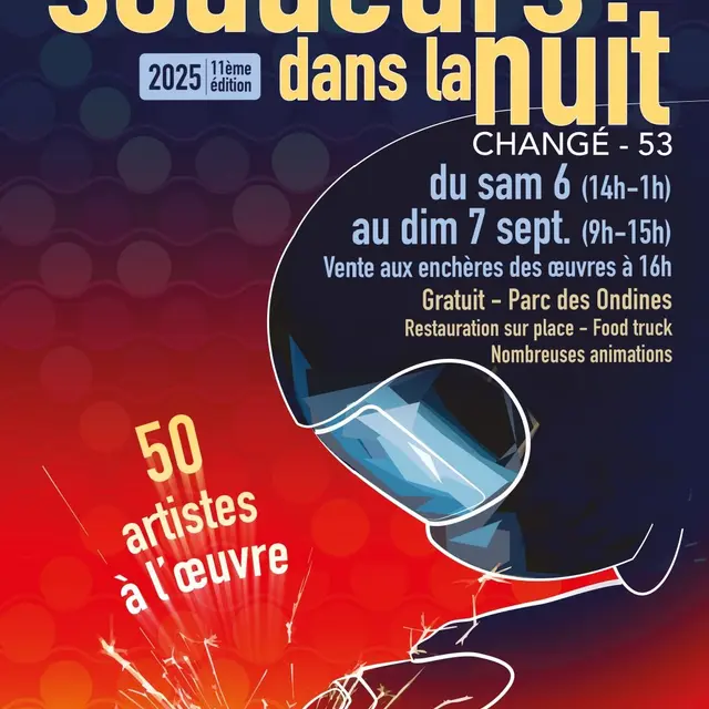 Les soudeurs dans la nuit