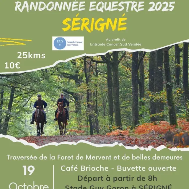 Randonnée équestre - Sérigné - 85