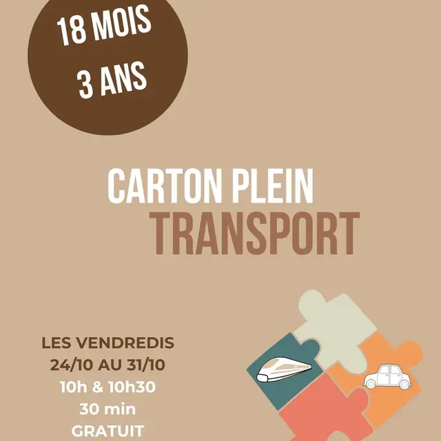 Carton plein transport