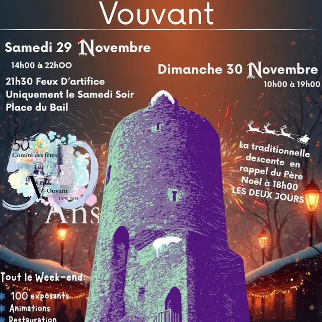 marché de Noël Vouvant