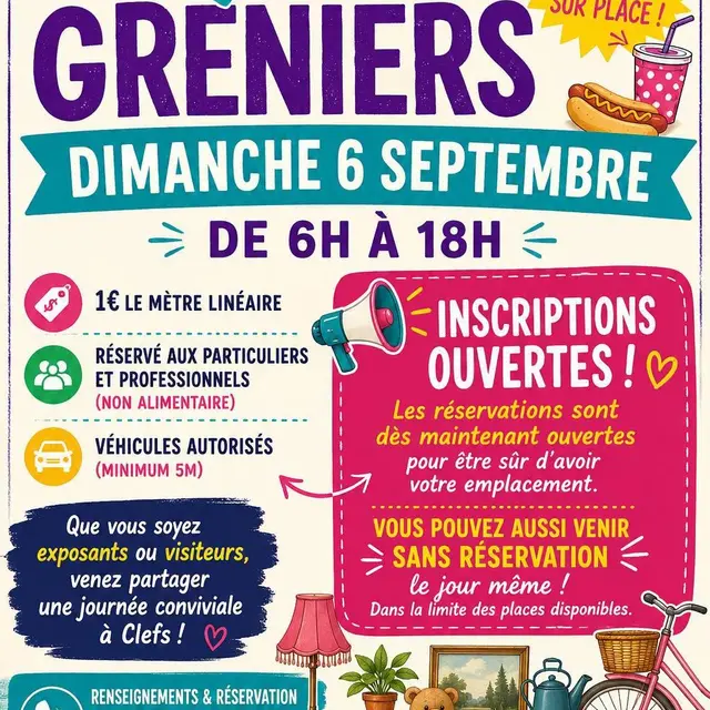 vide-greniers Clefs
