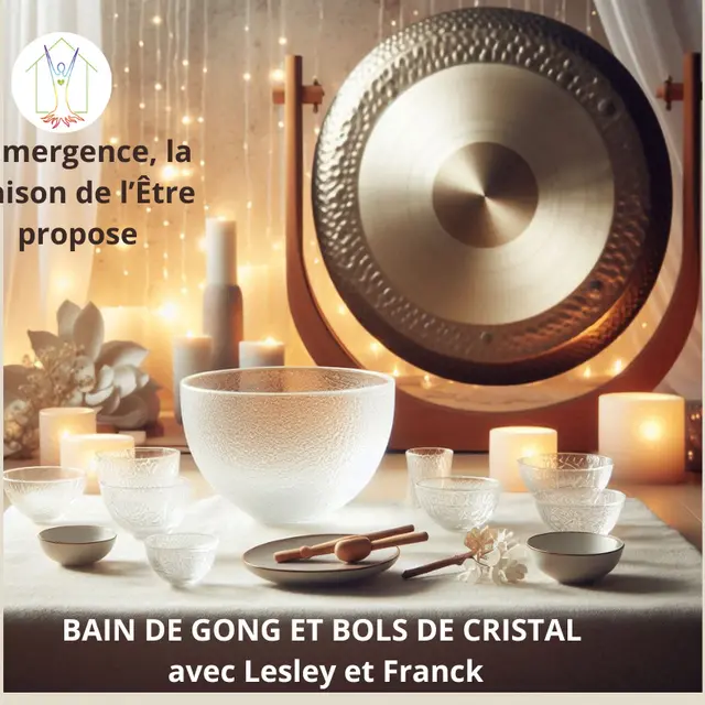 18BAIN DE GONG ET BOLS CRISTAL