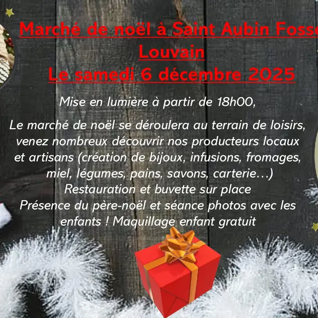 202512 Marché Noel St Aubin Fosse Louvain