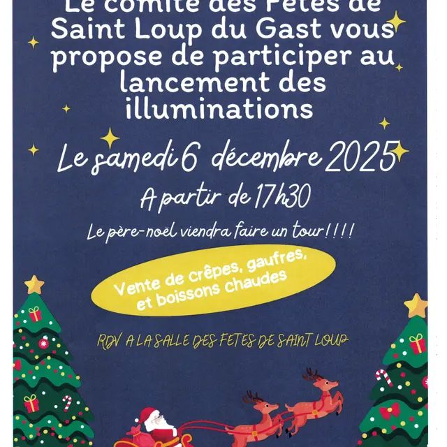 20251206 illuminations saint loup du gast 6 déc 2025