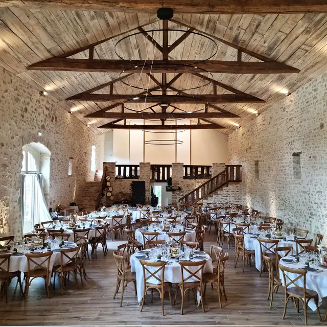salle de réception - château de la Cressonnière - Cezais