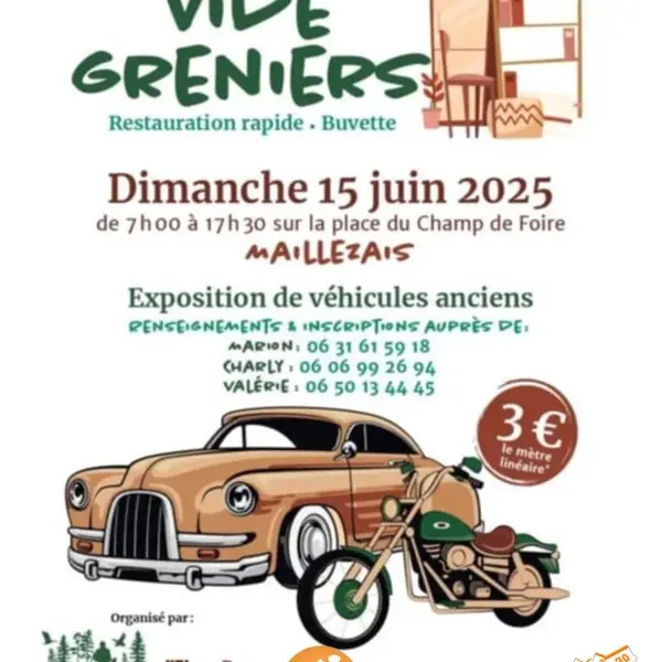vide-grenier-exposition-vehicule-ancien-Maillezais-85