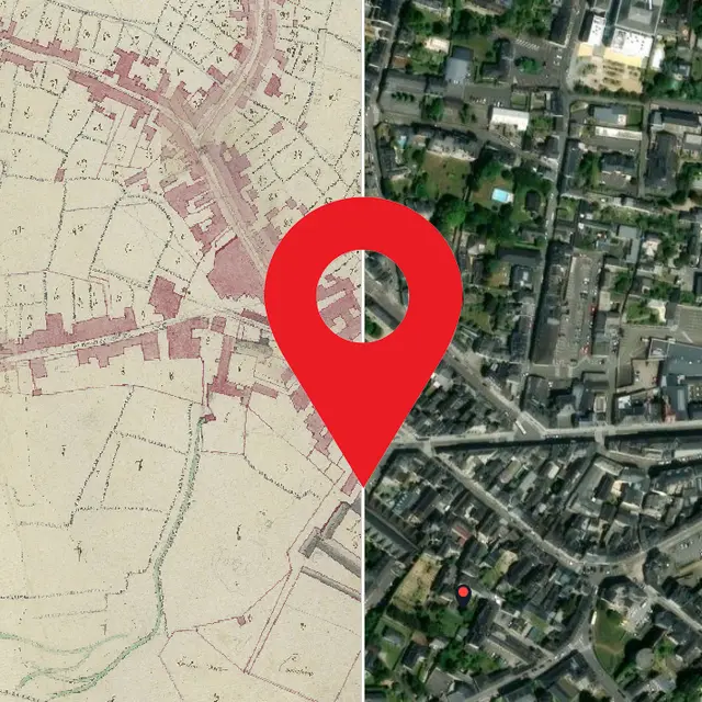 Géo-parcourez Laval en 1754