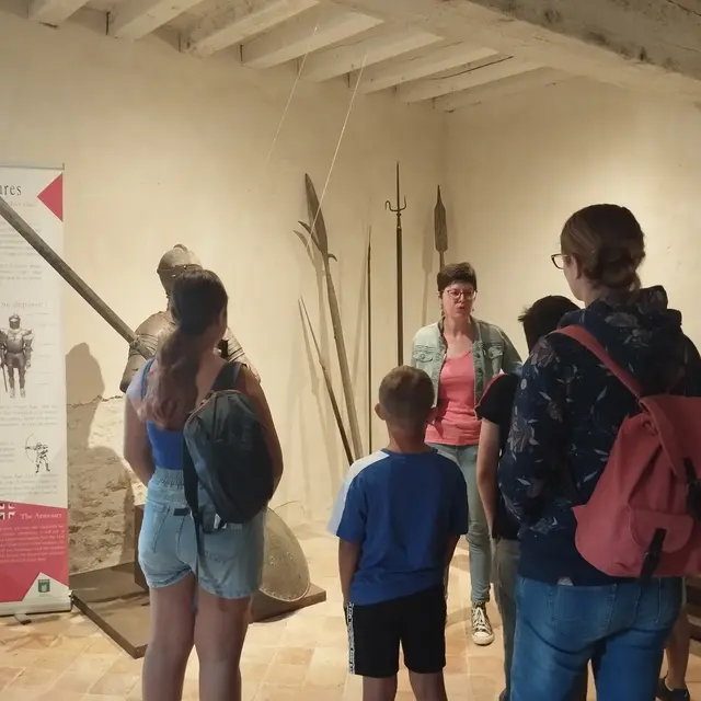Visite commentée du donjon