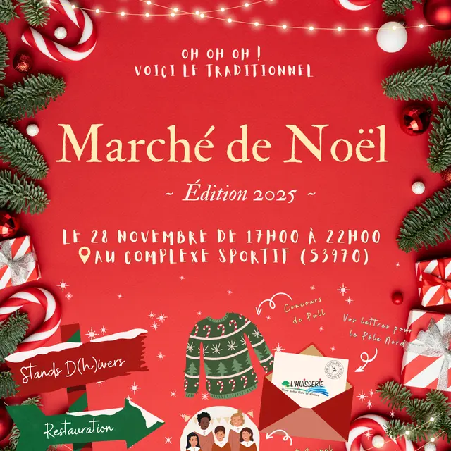 Affiche Marché de Noël 2025 - 1