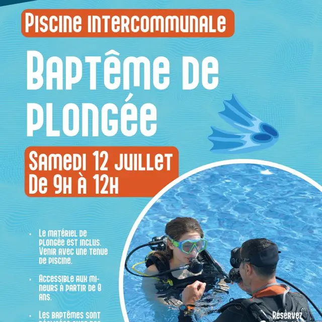 Baptême de plongée