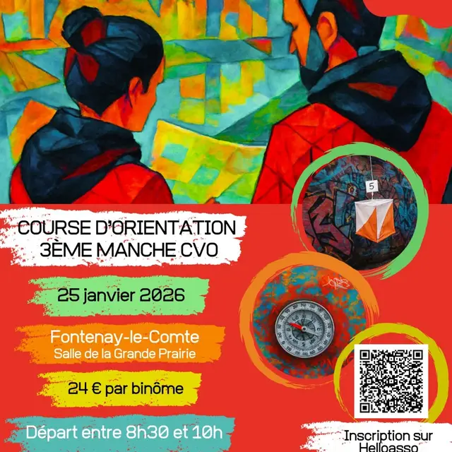Affiche CO Fontenay-le-Comte asso Les Raids Dingues
