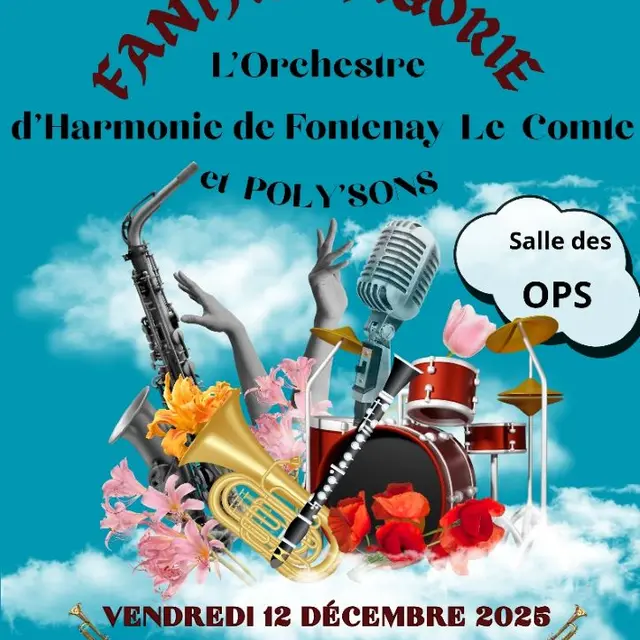 Affiche Concert de noël 12.12.25 fontenay le comte