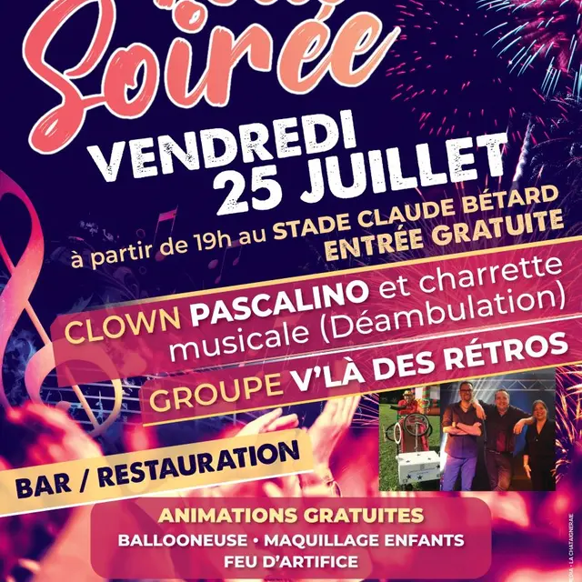 Affiche_Folle_Soirée La Châtaigneraie - 85
