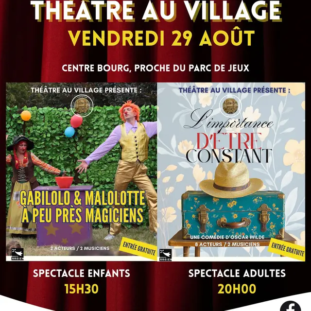 Affiches Théâtre au village - 1