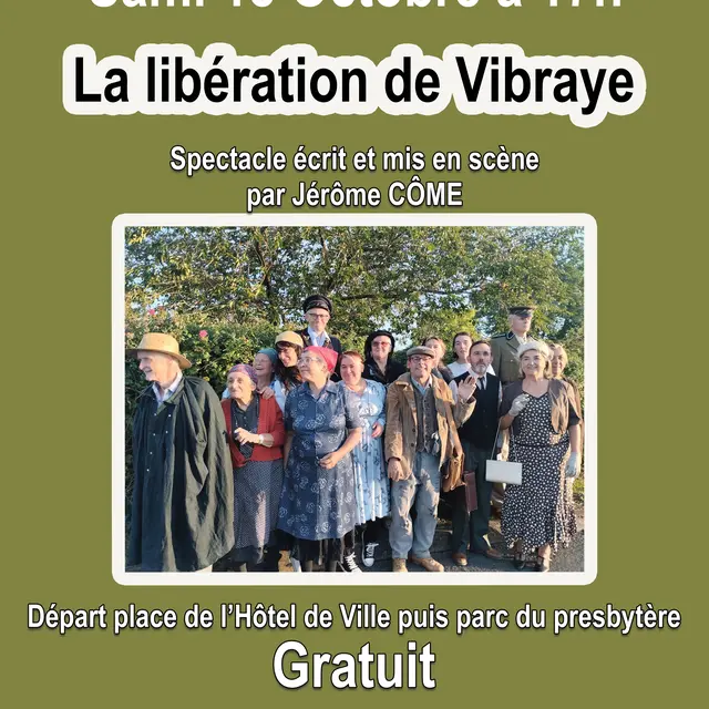 Affiche spectacle La Libération de Vibraye