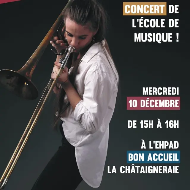 Affiche type école de musique audition