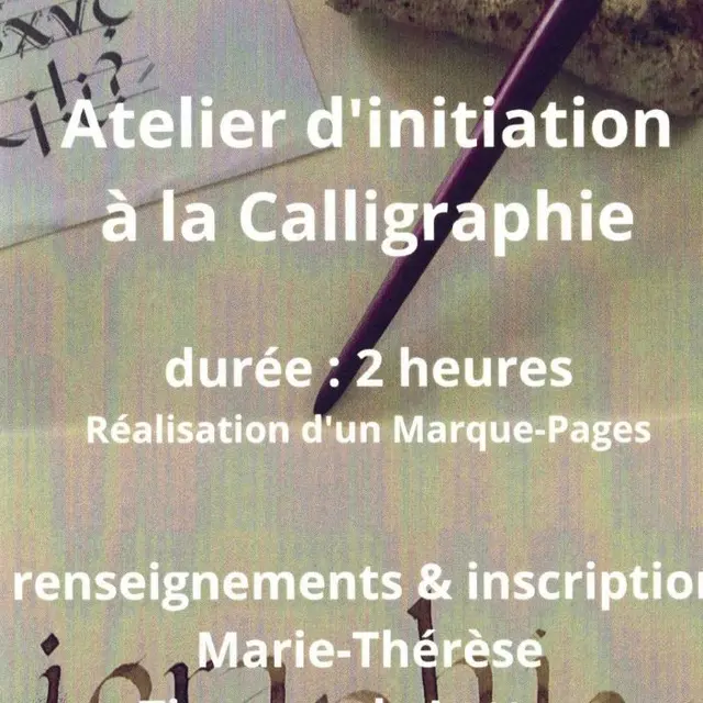 Atelier d'initiation à la calligraphie