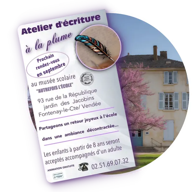 Atelier d'écriture à la plume