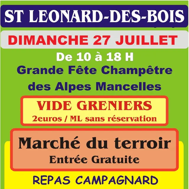 Fête Champêtre Saint Léonard 27 07