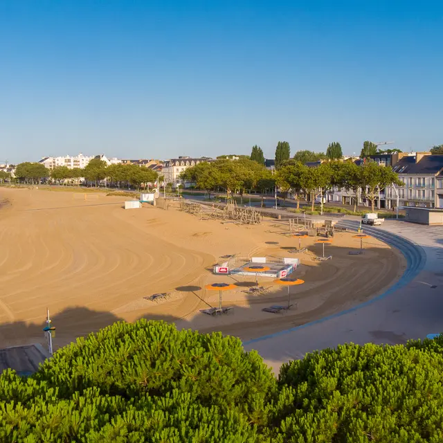 La Grande Plage de Saint-Nazaire proche du centre ville