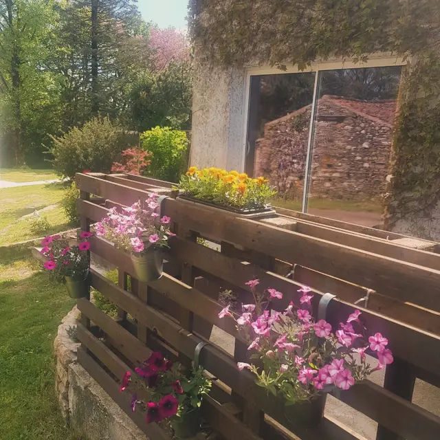 Vue extérieure sur le gîte