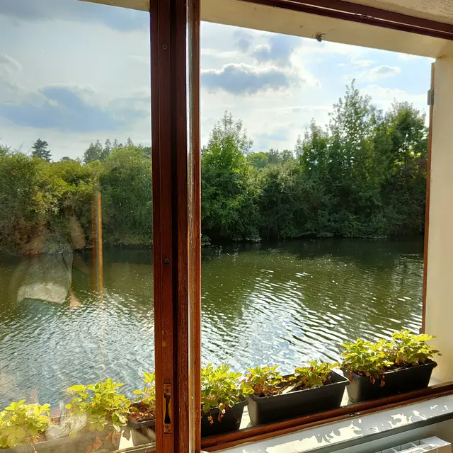 Chez Céline et Quentin - Fresnay-sur-Sarthe - Vue depuis la pièce de vie