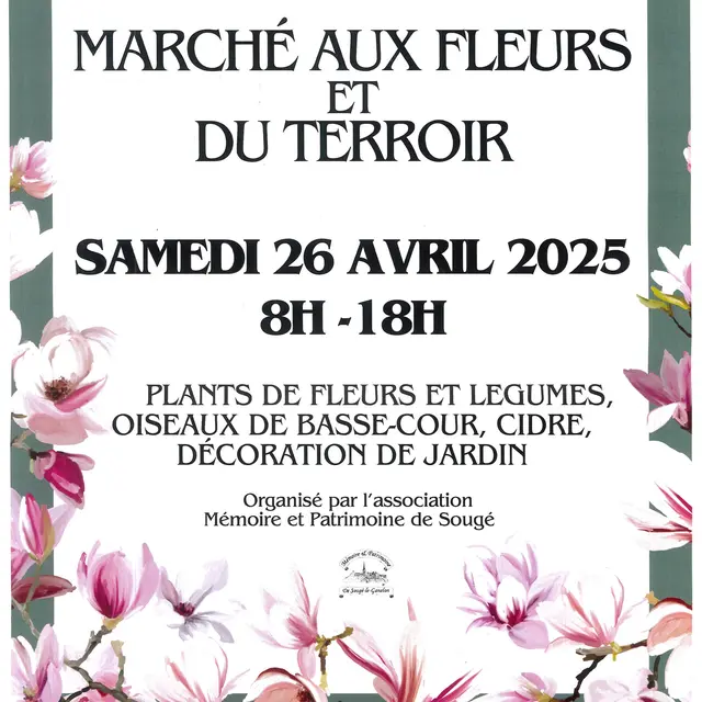 Marché aux fleurs Sougé 26 04