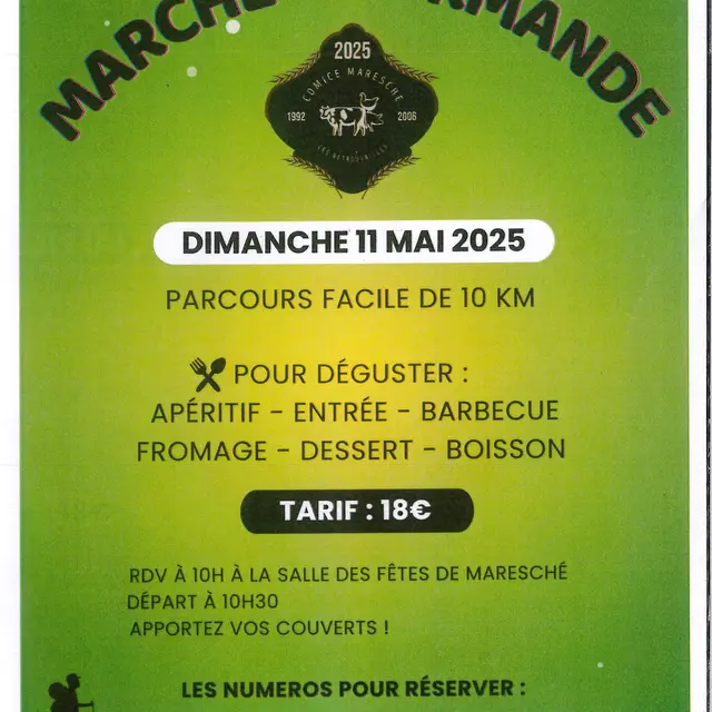 Marche gourmande Maresché 11 05