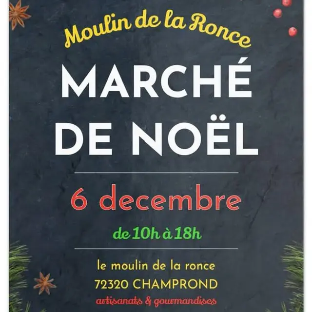 Marché noel moulin ronce