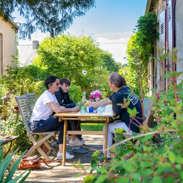 Chambre d'hôtes Le Pressoir Banal- Terrasse