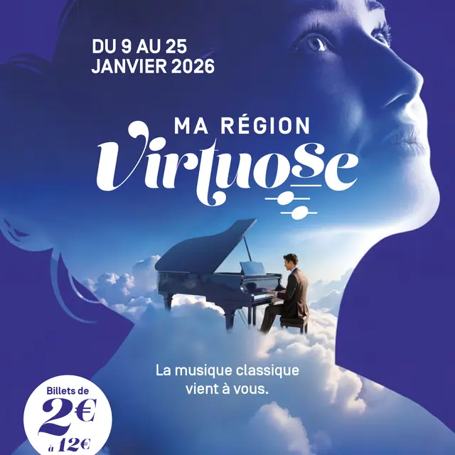 Programme 2026 Ma Région Virtuose - Affiche