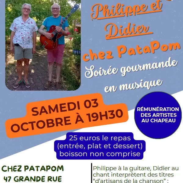Soirée gourmande en musique Patapom 3 10
