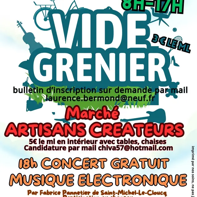 Vide grenier Saint Michel Le Cloucq
