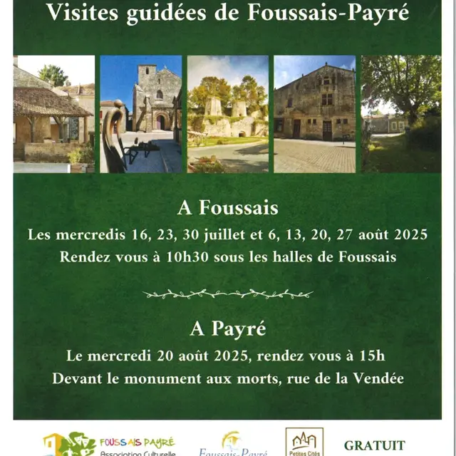 Visites guidées foussais payré