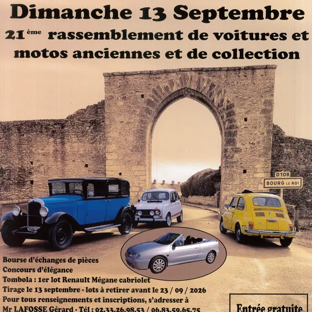 Voitures anciennes Bourg-le-Roi 13 09